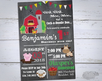 farm birthday invitation barnyard birthday party invitation