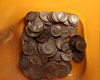 Estate silver coins 1.00 face value