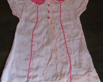 Toddler/Large Doll Silk(?) Dress
