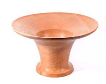 handmade maple turned bowl, qx-17