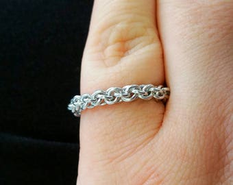 Flexible Stackable JPL Chainmaille Ring