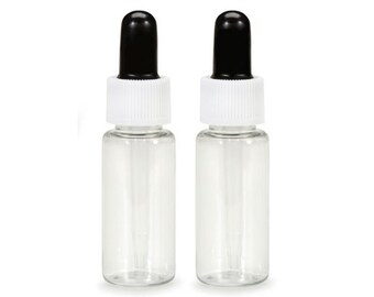 Plastic Bottle with Screw On Dropper - 20ml. - Pack of 2 (dar11736)