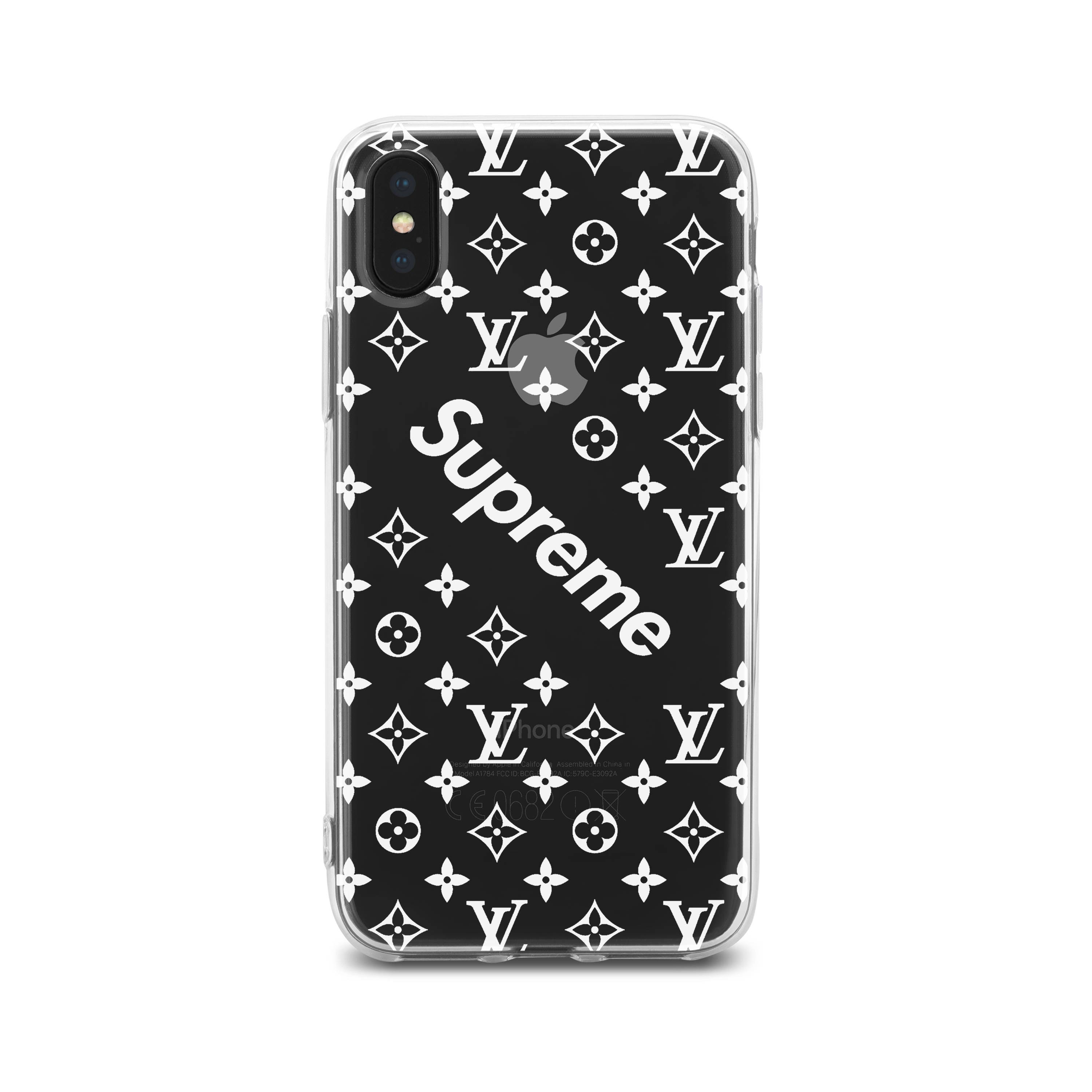 iPhone X case Supreme iphone 7 case lv supreme iphone case