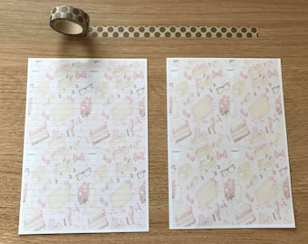 Planner Accessories Snail Mail Pen Pal Writing Paper