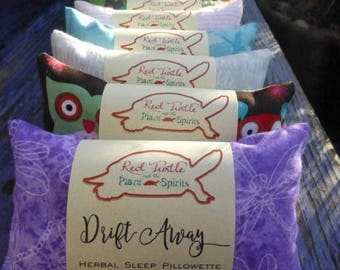 Herbal Sleep Pillowette with Lavender, Hops, Chamomile and Rose, 3 x 5 inches