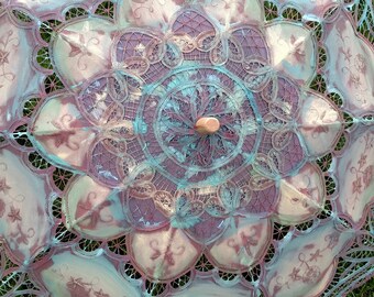 Parasol pastel tones steampunk