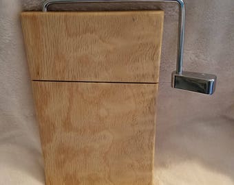 quilted oak cheese slicer
