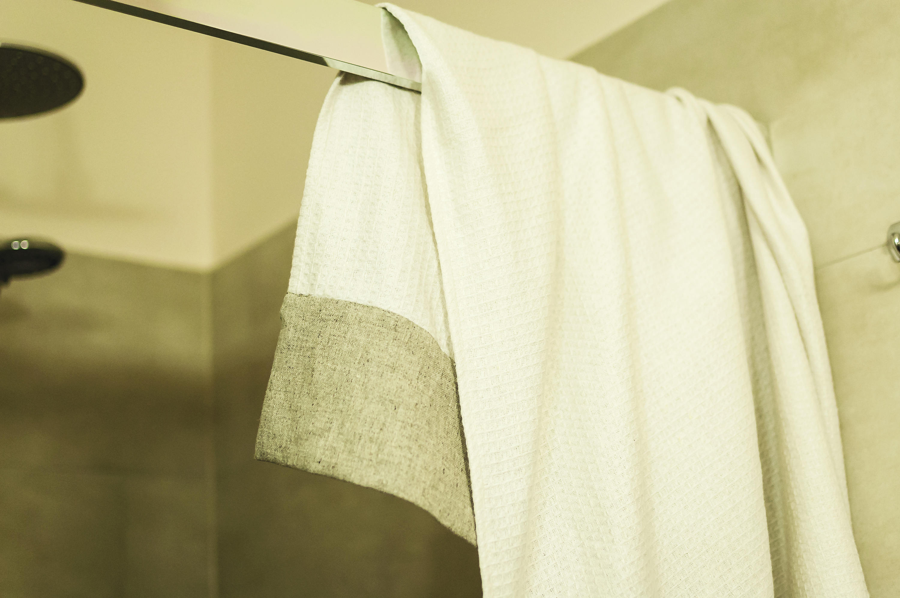 Bath Hemp Towel Large Organic Cotton after Shower Natural