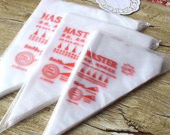 100 pcs Disposable Piping Bag | Pastry Bag Icing Piping Cake Decorating Tools | Bags Cake Tools
