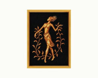 Bead embroidery kit Sunny nymph ZM-014