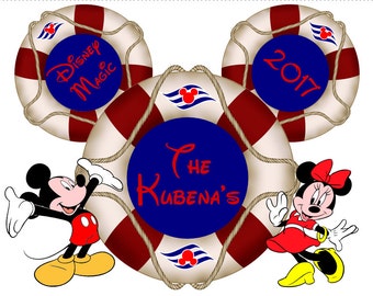 Disney Cruise Magnets for Door, disney cruise line, disney cruise magnet, disney vacation ears, disney door magnet, disney cruise gift, Mick
