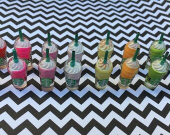 5pc. Starbucks 3D resin Frappuccino