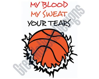 blood sweat basketball nike