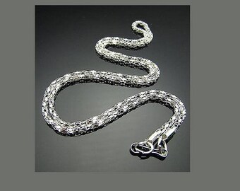 1 necklace snake chain 51cm in silver for pendant jewelry