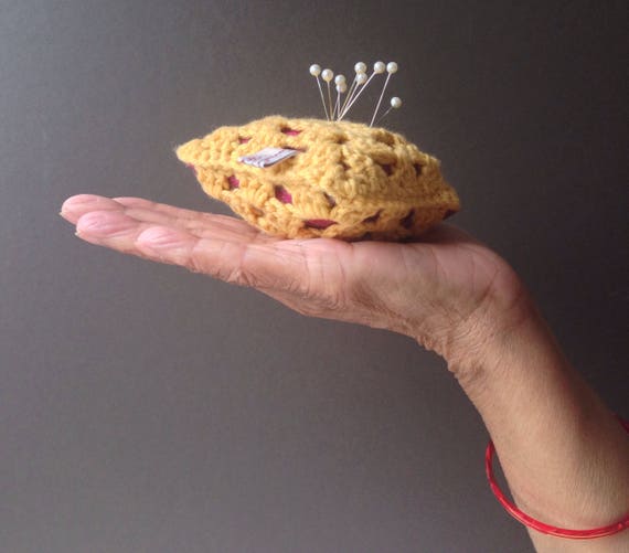 Crochet Pin Cushion Granny Square Pattern Traditional