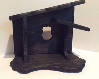 Wooden Nativity - Creche Only