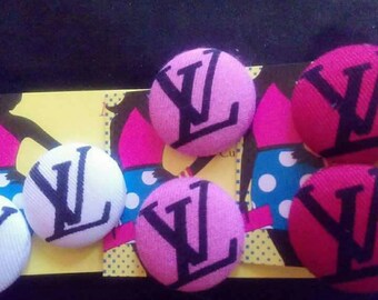 Statement Button Earrings. FREE SHIPPING!