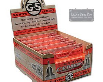 Jewelry Glue, Hypo Cement Adhesive, Needle Point Glue, Precision Glue, Jewelry Supplies