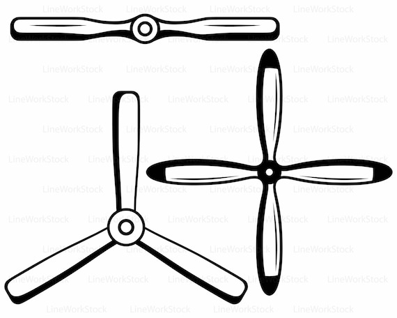 Aircraft propeller svg/propeller clipart/propeller svg/propeller ...