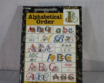 Leisure Arts Good Natured Girls Alphabetical Order 24503
