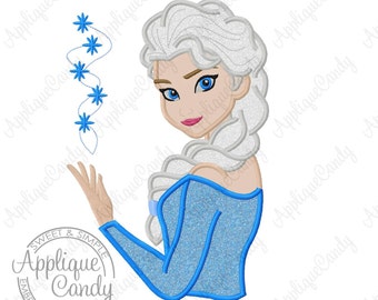 Frozen Snow Queen 2 Applique Machine Embroidery Design 4x4 5x7 6x10 7x12 Snow Queen Elsa INSTANT DOWNLOAD