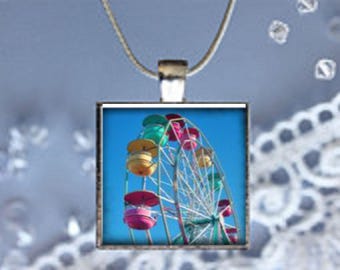 Pendant Necklace Carnival Ferris Wheel