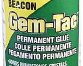 Beacon GT4D Gem-Tac Permanent Adhesive, 4-Ounce