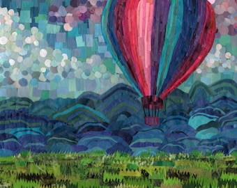 hot air balloon. (8x10 print)