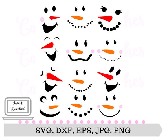 Free Free 166 Snowman Face Svg Free SVG PNG EPS DXF File