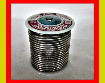 Solder for Decorative Soldering, Stained Glass Solder, Canfield Brand 63/37 Solder, 1 pound, Not For Jewelry