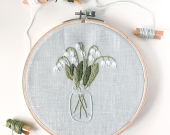 Lily of the Valley Embroidery Kit