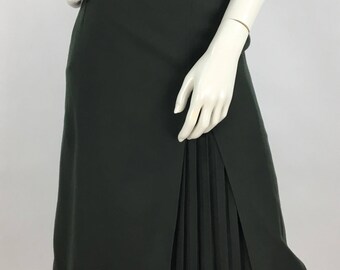 1960's wool midi skirt made in italy size small