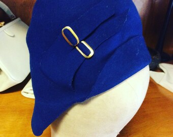 1920s/30s Blue Belle hat