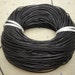 100Yards/90Meters Black Round Genuine Leather Cord,2MM Leather String DIY for Necklace Bracelet Jewelry Findings---SL1025