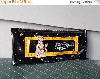 on sale Vintage E.T. Pencil Case ET Figure School Supply Bag~Aviva Star Power 1982 80s movie
