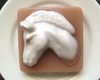 Equestrian Horse Soap. For the rider, animal lover and outdoors fan. Scent of Sandalwood.
