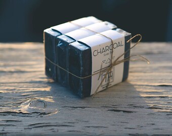 Charcoal Soap - Handmade Charcoal Activated - Vegan and Palm Free Soap - Essential Oils Soap