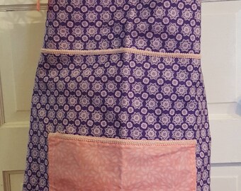 Apron - Pink & Purple