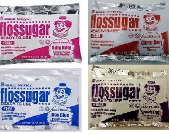 Cotton Candy 8 oz bag - Floss Sugar - Gold Medal