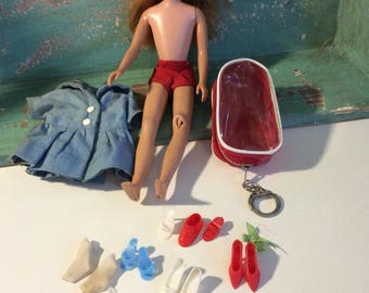 Vintage skipper Doll and Various Accesories