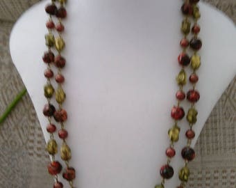 Vintage Very Long Bead Necklace - Now Reduced