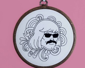 He-Man Disguise - Embroidery Hoop Wall Art