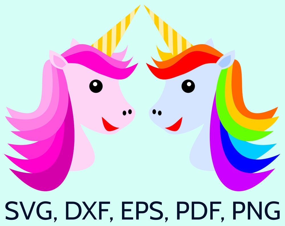 Cute Unicorn SVG File for Cricut and Silhouette, Unicorn ...