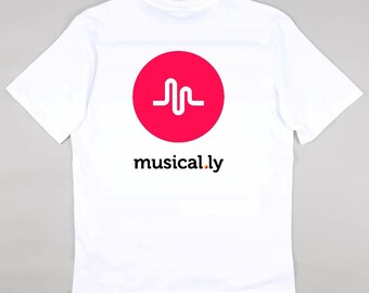 SPECIAL OFFER - Musical.ly Graphic design Childrens Kids T Shirt Unofficial T-Shirt Boys Girls Kids Age 3-15 Ideal Gift/Present