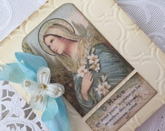 Virgin Mary Pocket Journal, Devotional Journal, Catholic Prayer Book, Mothers Day Gift, Blessed Mother Gift, Mary Gift, Catholic Gift