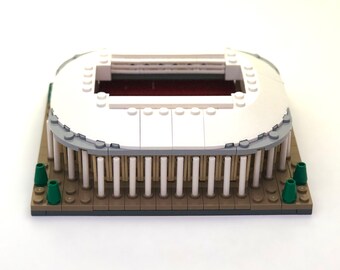 Mini Luzhniki Stadium World Cup 2018 Final Custom Brick Set with Printed Instructions
