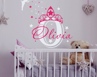 Disney Tinkerbell Name Wall Decal Baby Girl Name Nursery