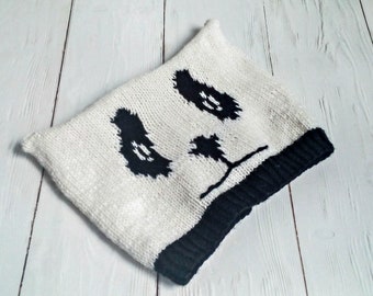 Knitting PATTERN-Panda Hat