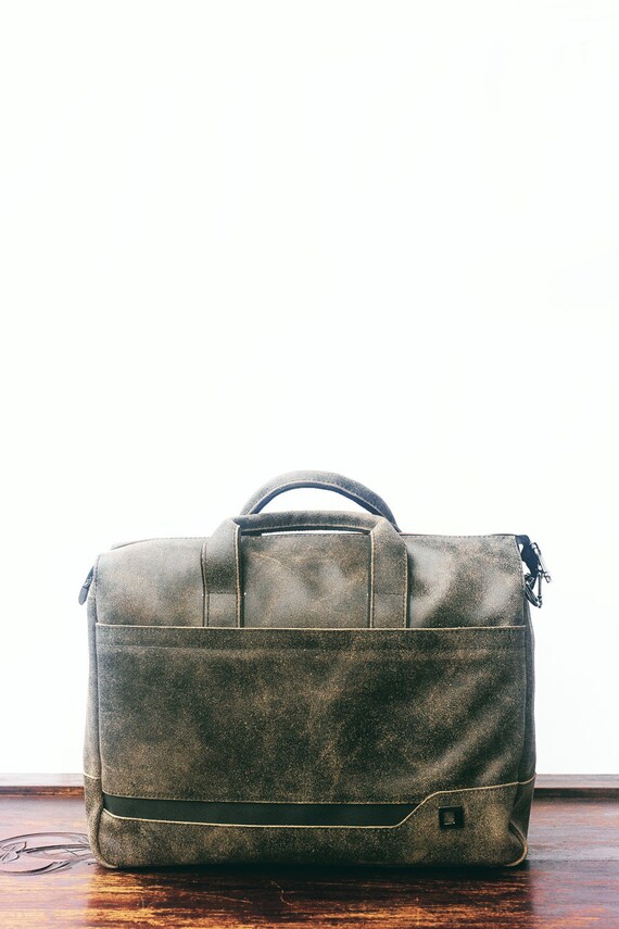 Mens Messenger bag. Lifetime leather rustic bag. Cowboy