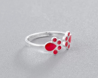 Thin ring, size adjustable 925 sterling silver